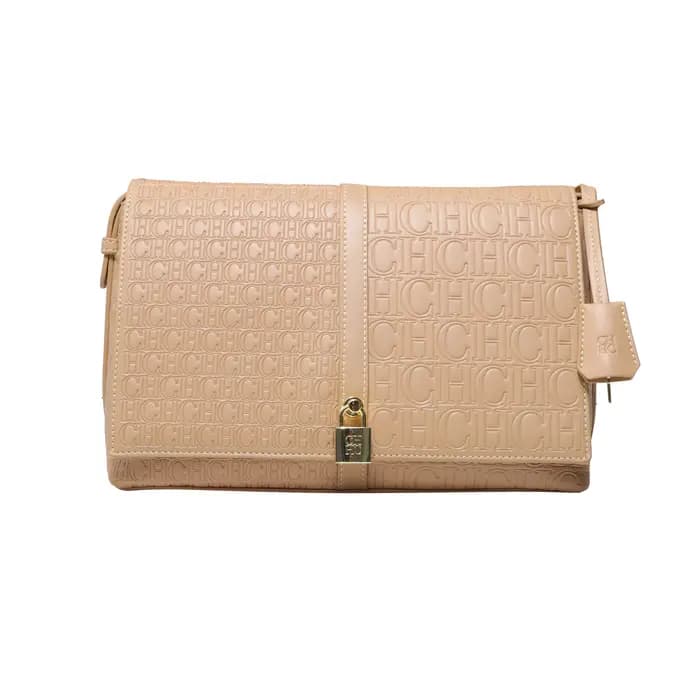 CH Simple mode Style femmes sac à bandoulière femmes sac à bandoulière fermeture éclair boucle parag