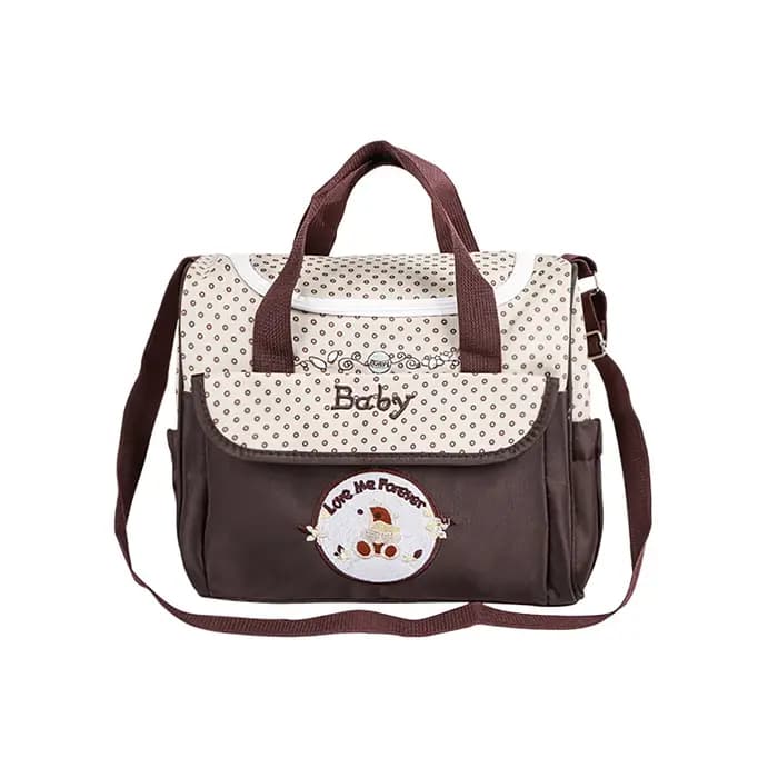 Sac de maman multifonctionnel à une épaule de taille moyenne à la mode ; Sac
