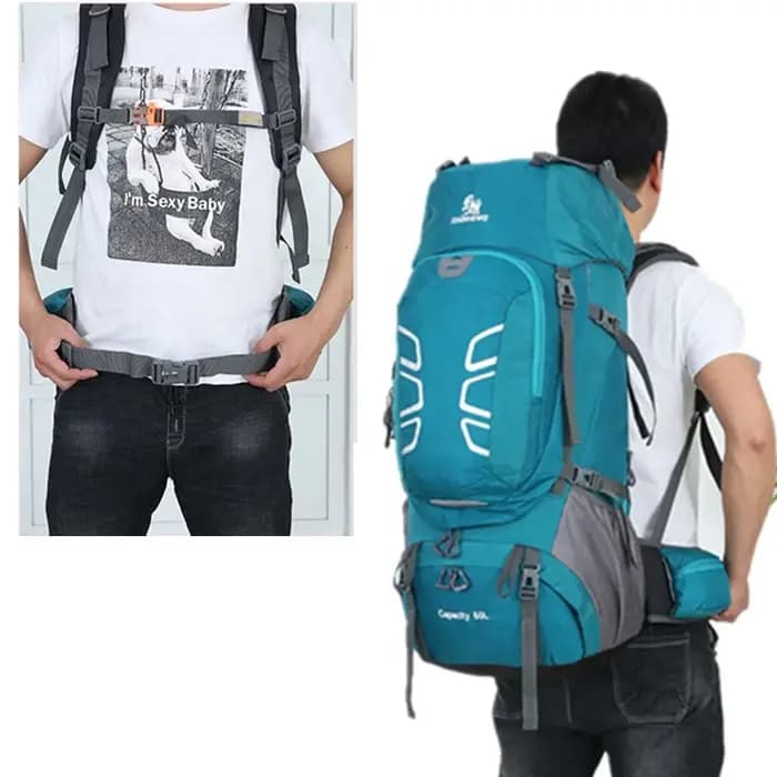 Sac à dos de randonnée étanche de grande capacité pour hommes et femmes