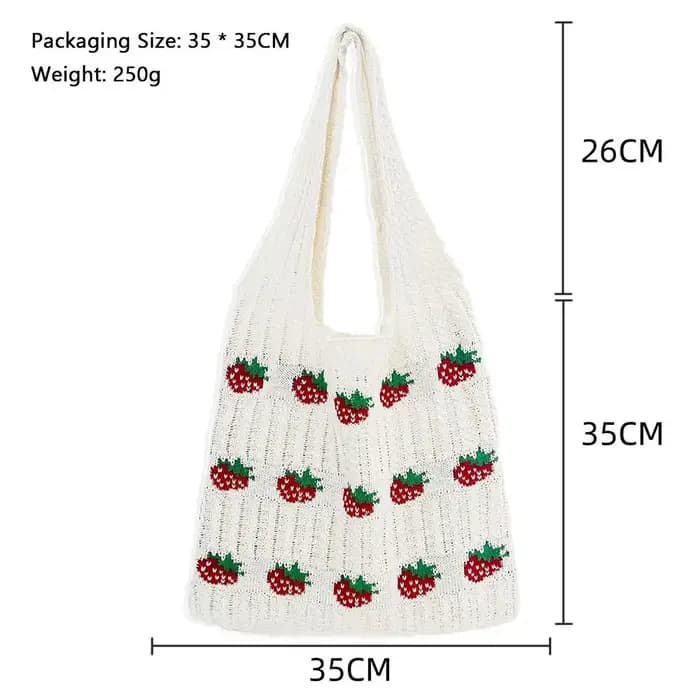 Sac à main tricoté pour femme