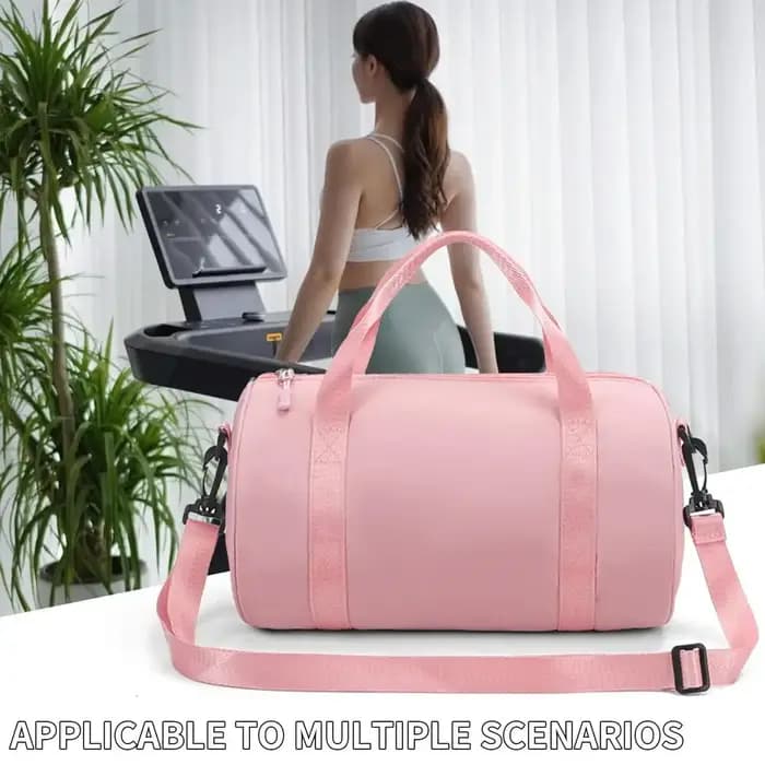 Nouveau Mini sac de sport grande capacité sacs à bandoulière imperméables léger couleur unie sac de Yoga pour les femmes