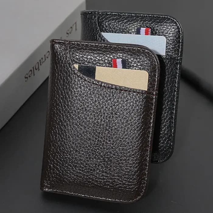 Portefeuille souple Super mince Portable en cuir PU