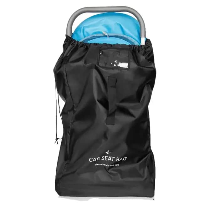 Noir pour avion porte vérifier sac grand pour poussette siège de voiture sac de rangement bébé pouss