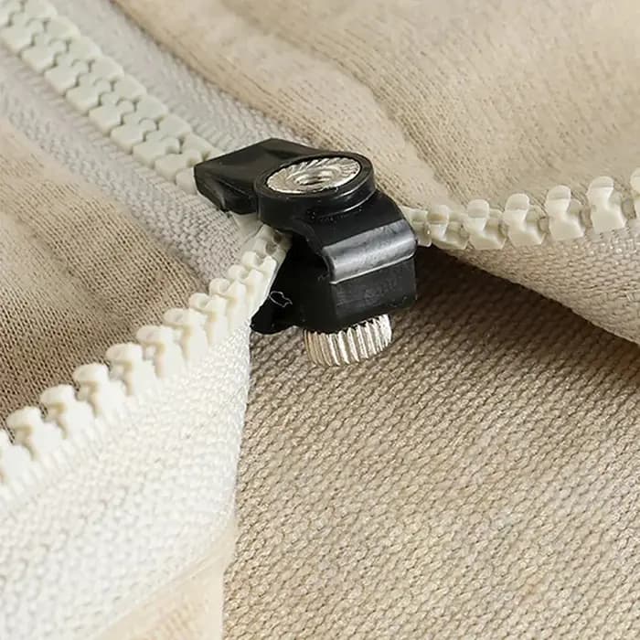 Glissière universelle durable pour fermeture éclair