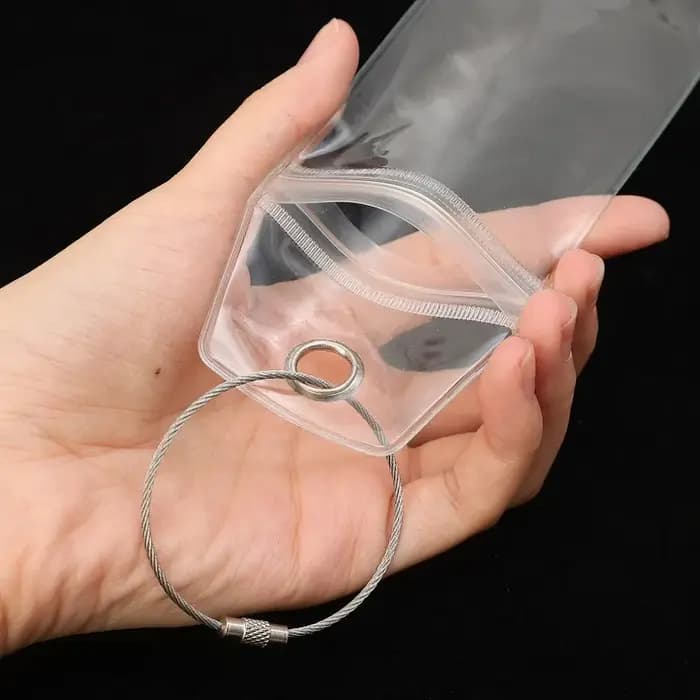 Porte-étiquette de bagage en PVC épais