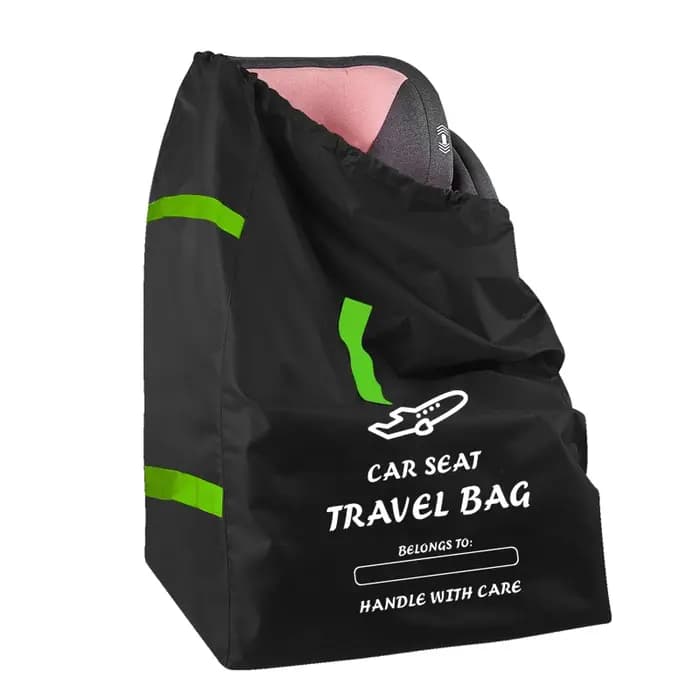 Sac de voyage pour siège de voiture ultime, rangement étanche pour avion, voyages sur route, sac à dos rembourré réglable, pliable et léger!