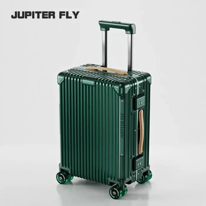 Valise de luxe matériau PC de haute qualité avec cadre en aluminium boîtier de chariot à verrouillage TSA roues de patin