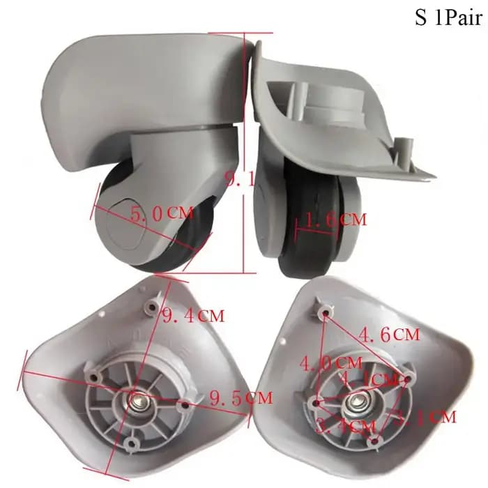 Roues de rechange pour bagages, accessoires de réparation, bricolage, pour valises de voyage, roues