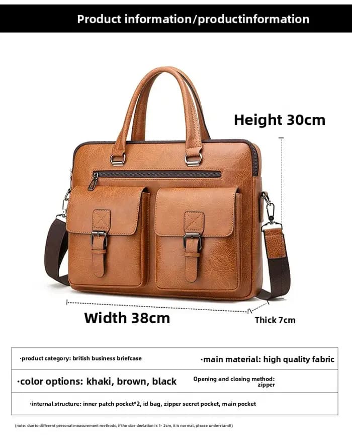 Porte-documents pour hommes – Épaule et sac à main d'affaires