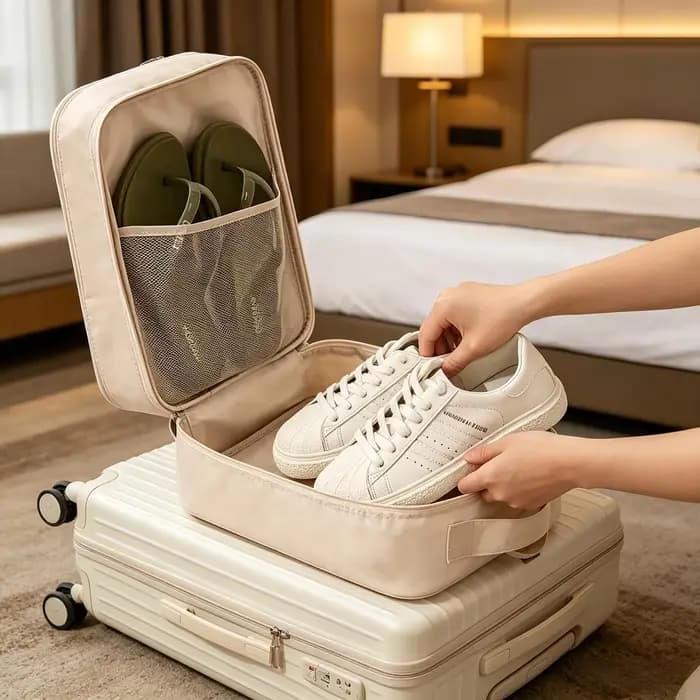 Sac à chaussures de voyage spacieux