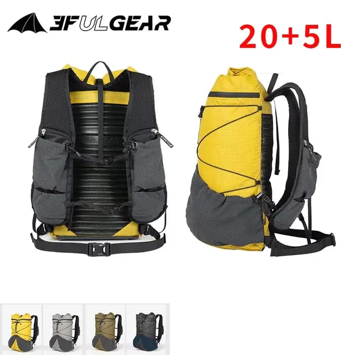 Sac à dos 3F UL GEAR KAOLA avec bretelles en maille nid d'abeille