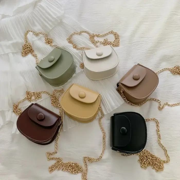 Nouveau Mini sac à bandoulière pour femmes mode couleur unie chaîne sac