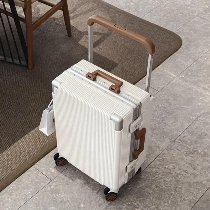 2025 nouveau large boîtier de chariot bagages grande capacité 20/24/26 pouces Plus cadre en aluminiu