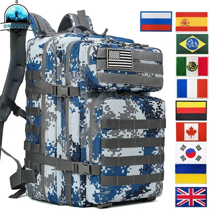 30L/50L femmes hommes sac à dos Sport Trekking chasse Nylon sac à dos militaire randonnée sac marine bleu rose Camouflage tactique sac à dos