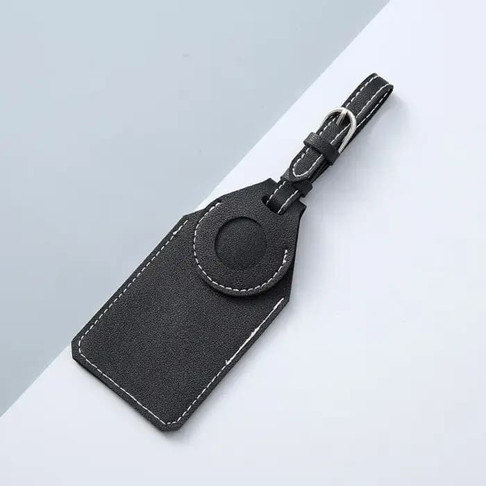 Étiquettes de bagage en cuir pour étuis AirTag
