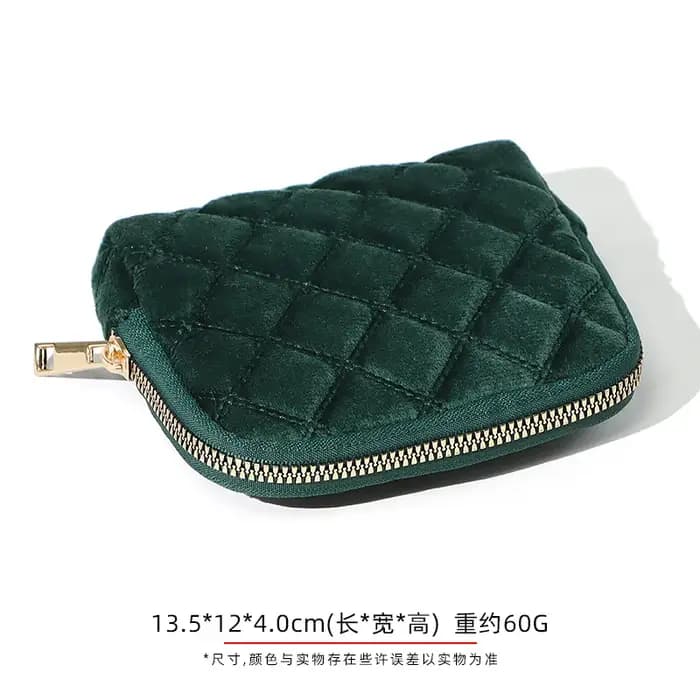 Sac à bijoux en velours grande capacité