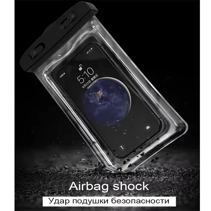Pochette étanche transparente en PVC pour téléphone