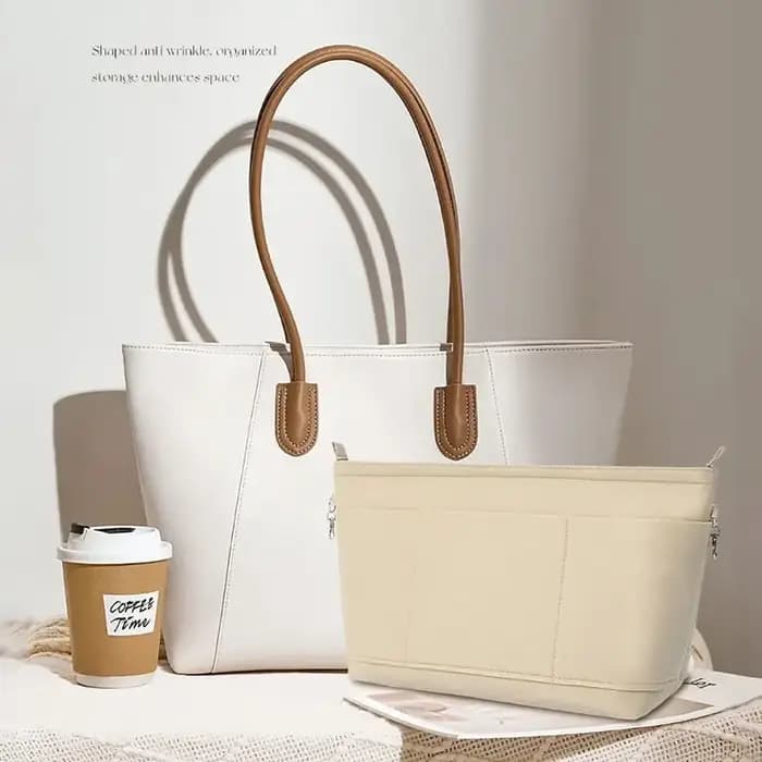 Sac à main en feutre, doublure d'insertion
