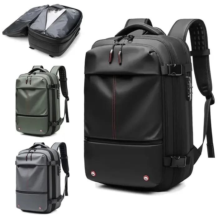 Sac à dos de voyage à compression sous vide pour hommes