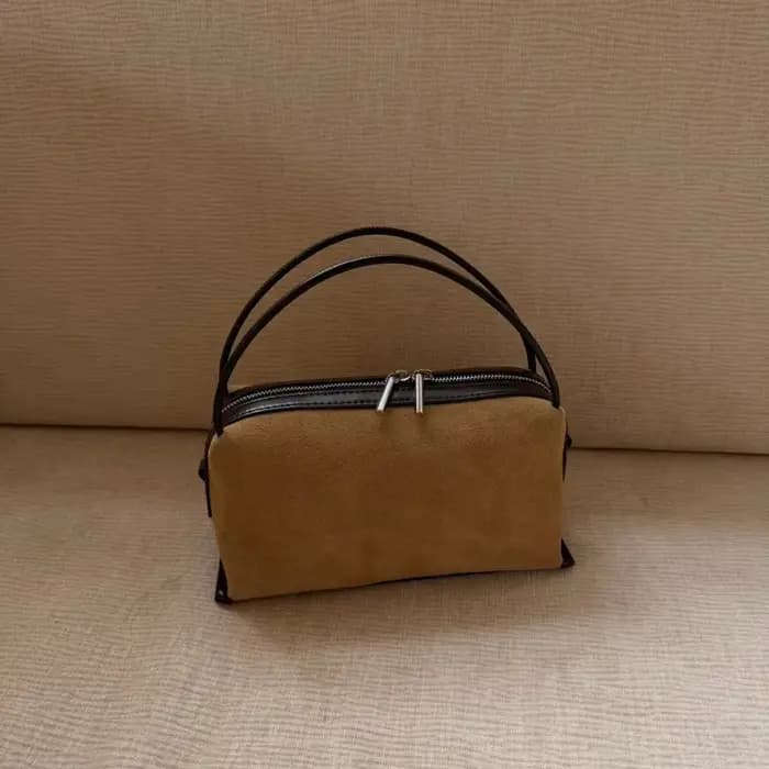 FIRMRANCH 2026 Nouvelle Collection Automne – Sac Carré Polyvalent en Cuir de Vachette Pleine Fleur de Qualité