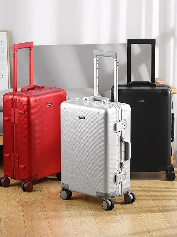 Bagage à main – Valise trolley en alliage d'aluminium et de magnésium de qualité supérieure