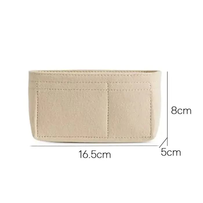 1 pièces multi-poches sac organisateur pour Longchamp Mini sac sac de rangement le sac de doublure feutre sac à main