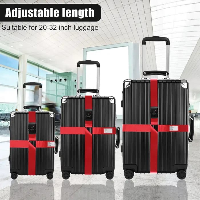 Sangle de bagage croisée TSA