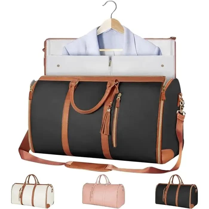 Valise de grande capacité de couleur unie