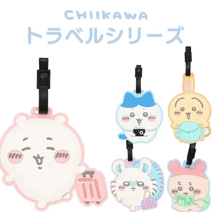 Étiquette de bagage Chiikawa en PVC