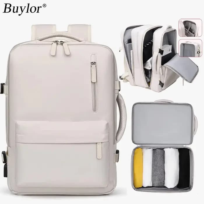 Buylor sac à dos de voyage femmes Easyjet sac à dos 45x35x20 cabine bagages sac à dos pour avion grande capacité sacs à main pour ordinateur portable