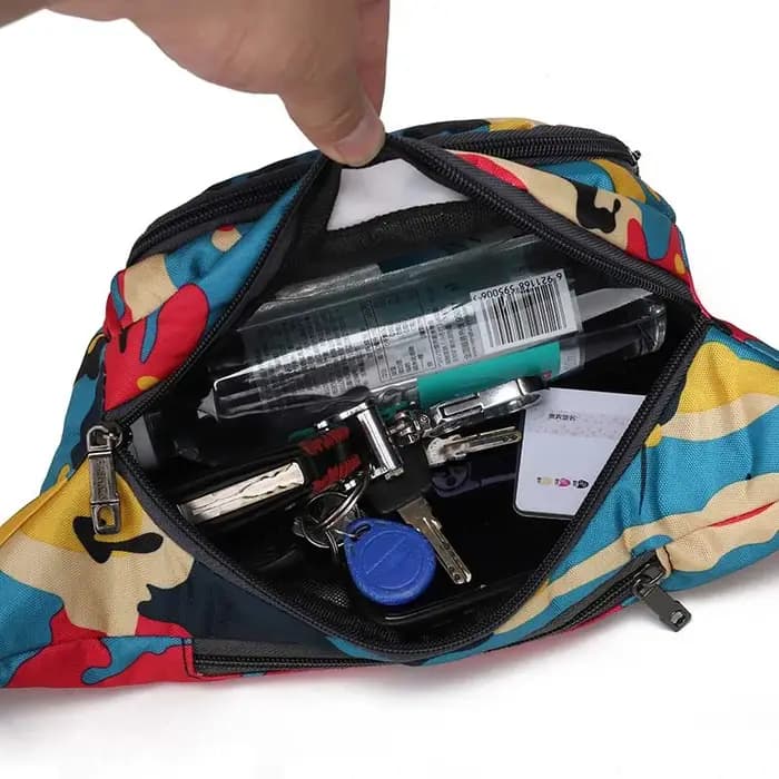 CamSolomon-Sac de Taille Unisexe pour Femme et Homme