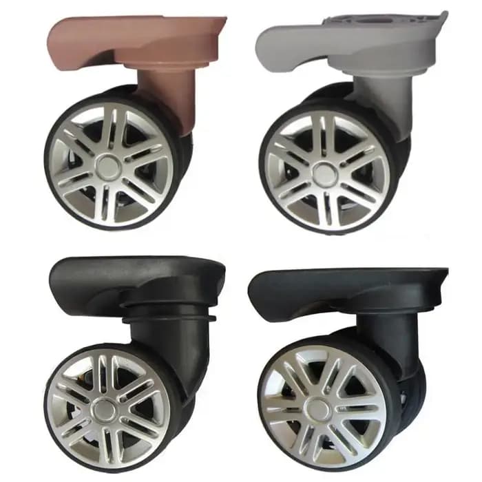 Roulettes pivotantes à double rouleau pour bagages
