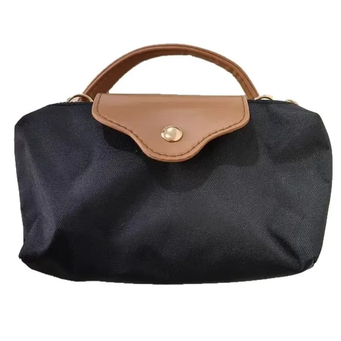 Sac à main carré mini rétro en nylon pour femme, avec poignée supérieure, bandoulière et sac message