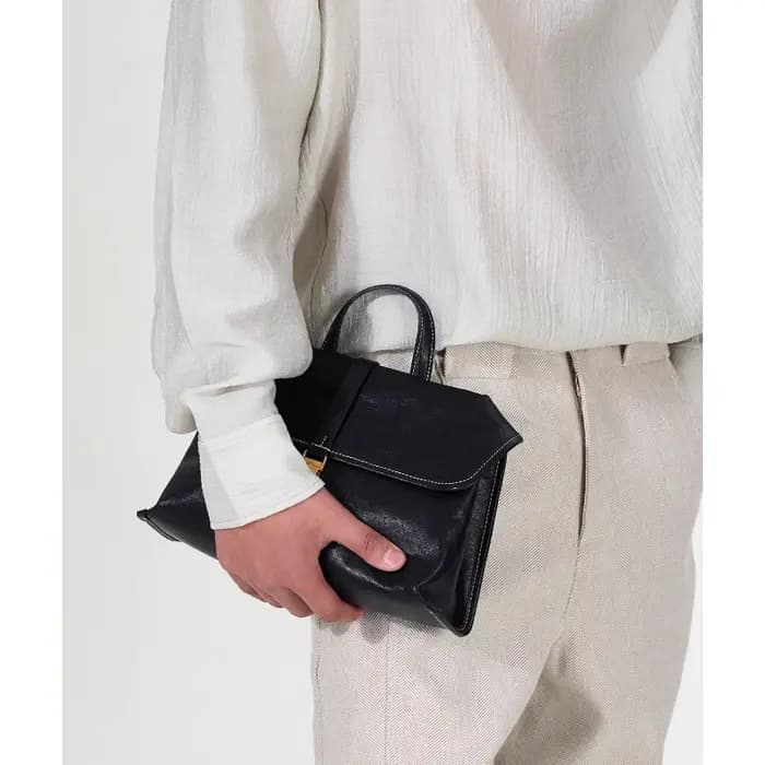 Songmont – petit sac à bandoulière de voyage en cuir de vache tanné végétal, sac à bandoulière