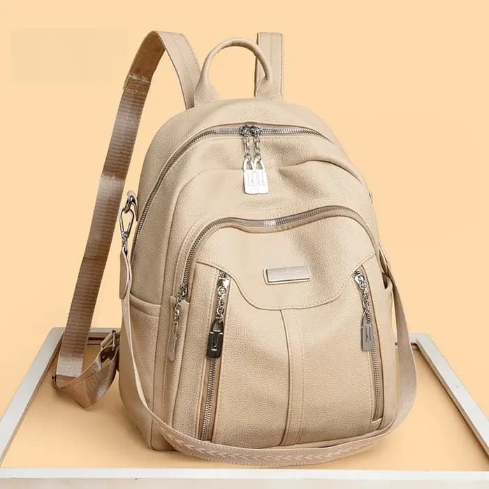 Sac à dos de voyage en cuir tendance pour femme