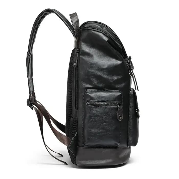 Grand sac à dos de voyage antivol en cuir pour hommes sacs pour ordinateur portable