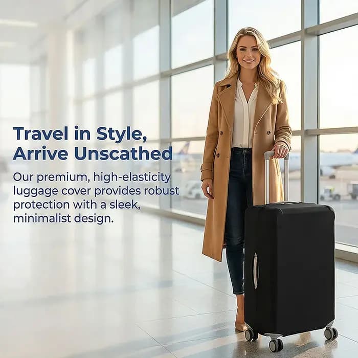 Housse de protection élastique pour valises de voyage