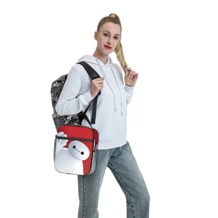 Big Hero 6 Baymax – sac à déjeuner thermique portable pour le bureau