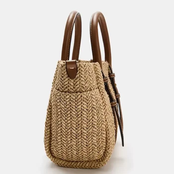 Nouveau Sac à Main Tressé en Herbe pour l'Été 2026 – Mini Sac Bandoulière Polyvalent Tendance pour le Shopping