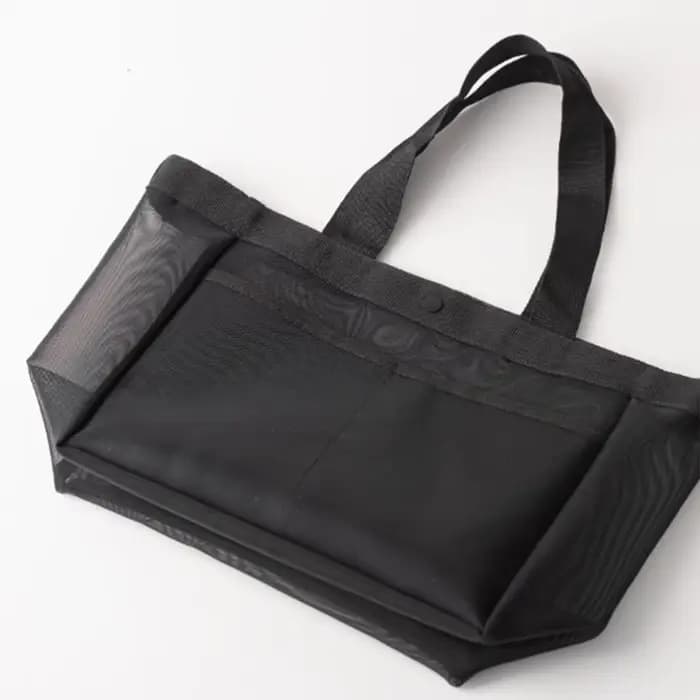 Sac à main en gaze de couleur unie