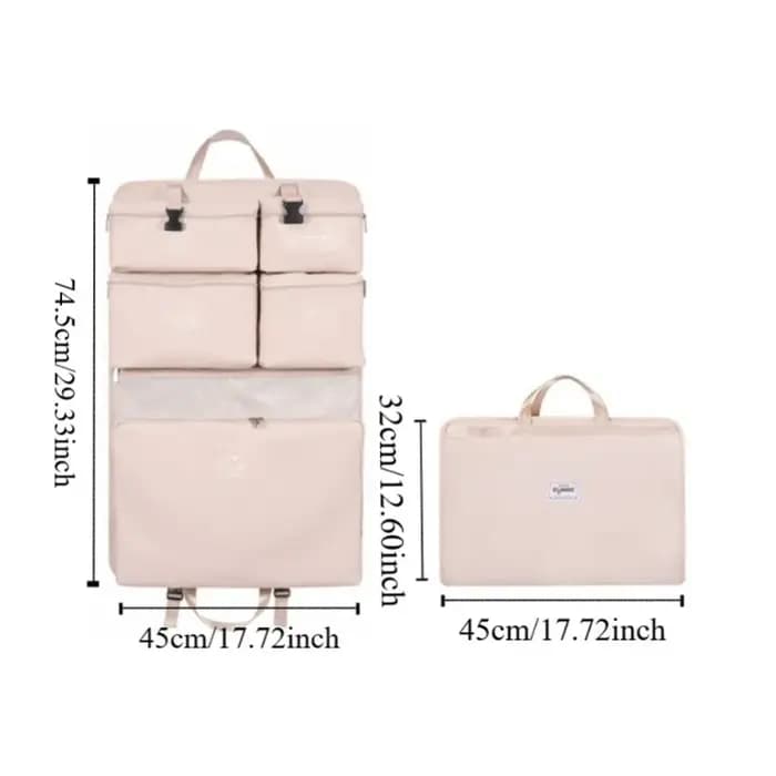 Organisateur de bagages suspendu pliable grande capacité