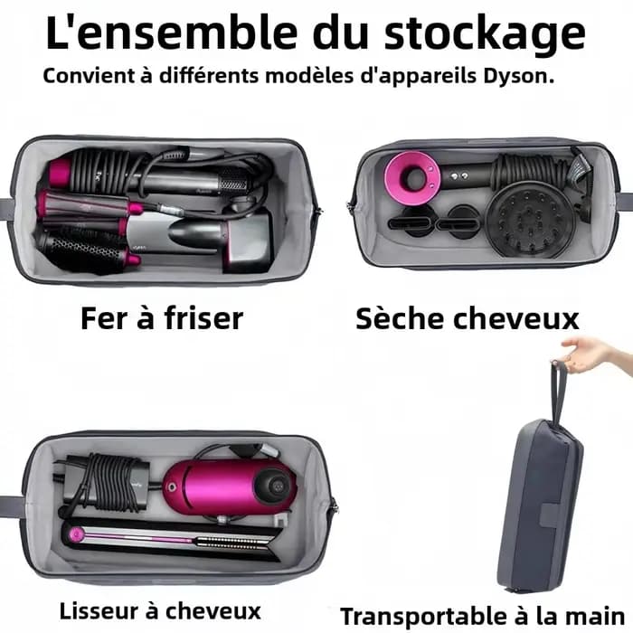 Sac de rangement pour sèche-cheveux