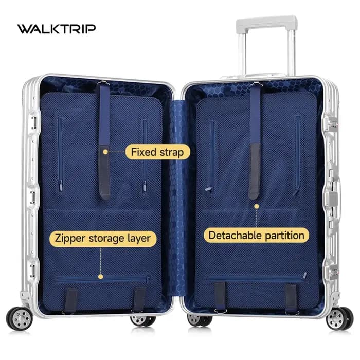 Bagages en alliage d'aluminium et de magnésium