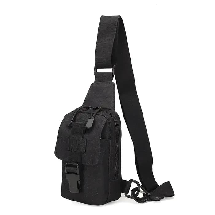 Petit sac de poitrine de Camouflage antivol pour l'extérieur, sac à bandoulière de randonnée en Nylo