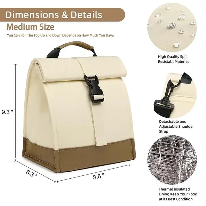 Sac à lunch isotherme pour femmes