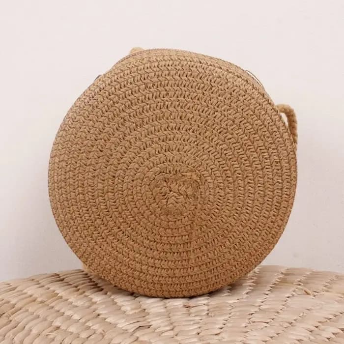 Sac de paille en paille pour femmes et filles