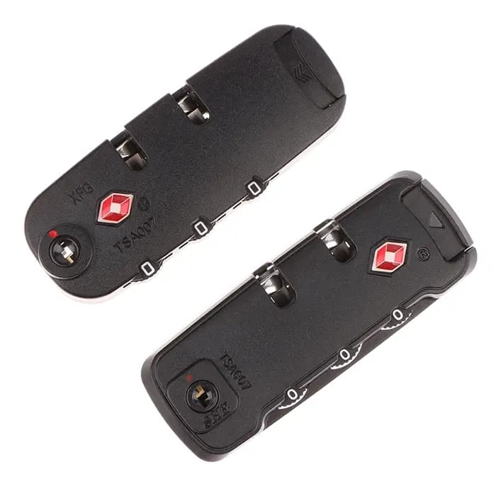 Cadenas de sécurité à combinaison à 3 chiffres TSA, serrure à mot de passe fixe, accessoire pour valise de voyage, bagages, armoire, casier