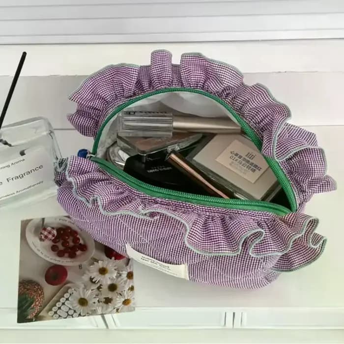 Trousse de maquillage cosmétique Vintage vichy pour femmes