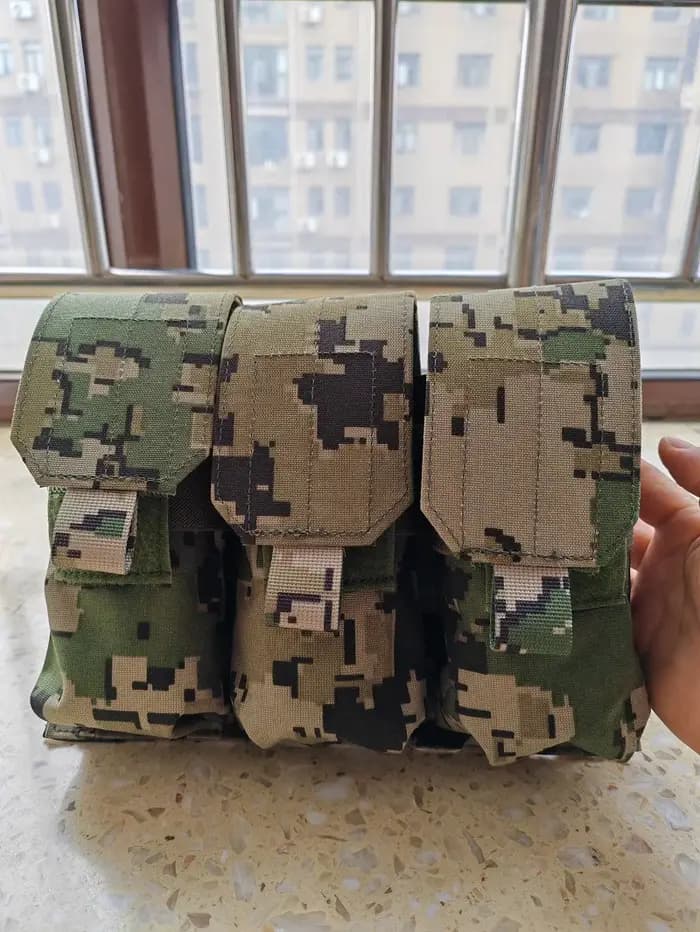 6094 Sac à magazines triple de grande capacité pour gilet