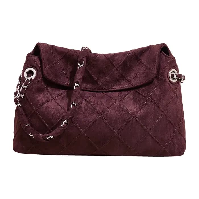 LAORENTOU tissu femmes sangle sac à bandoulière avancé rétro aisselles grande capacité mode matelass